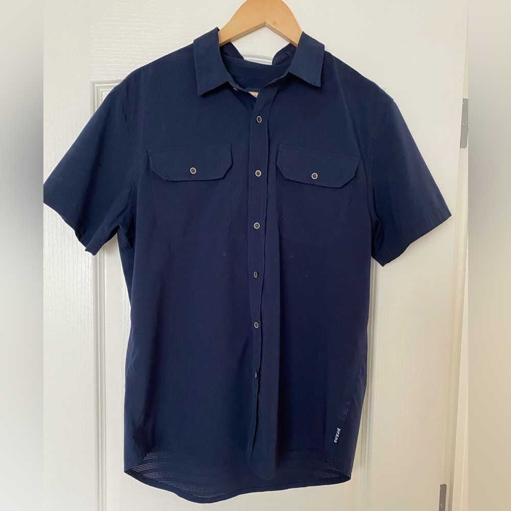 Prana Shirt Sleeve Button Up Shirt